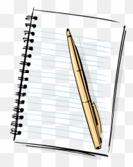 Paper And Pen Clipart Png - Animation Emoji