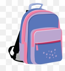 Backpack Clipart School System Backpack School System - Transparent Background Backpack Clipart Emoji,Emoji Bookbag