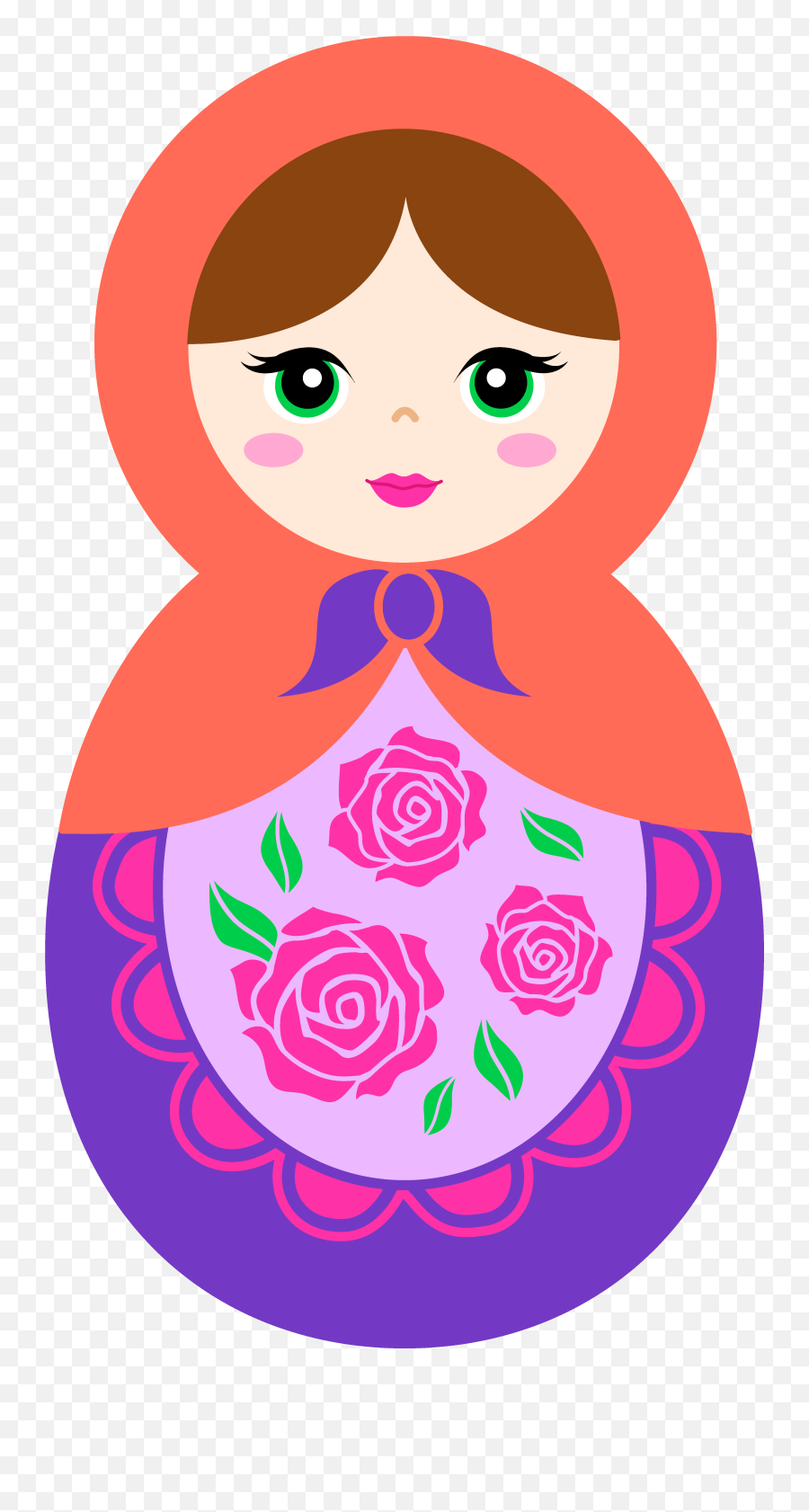 Dolls Red Doll Transparent Png - Russian Doll Clipart Png Emoji,Emoji Dolls