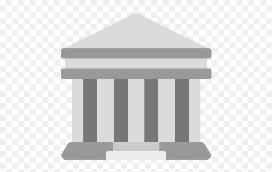 Classical Building Emoji - Emoji Edificio,Greek Emoji