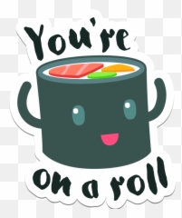 Sushi Stickers For Imessage By Hyper Interactive Llc - Clip Art Emoji,Sushi Roll Emoji