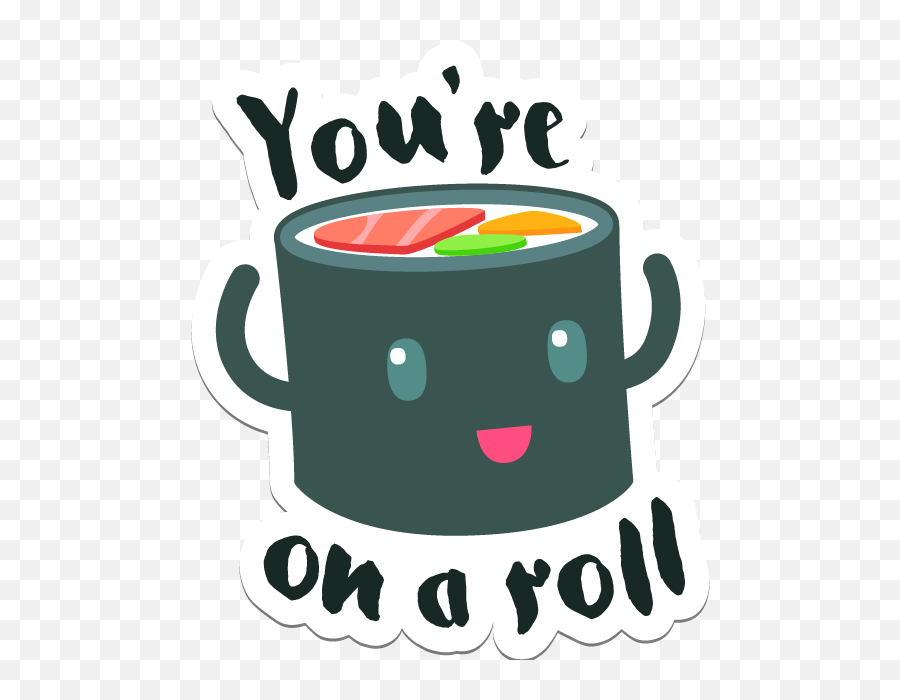 Sushi Stickers For Imessage By Hyper Interactive Llc - Clip Art Emoji,Sushi Roll Emoji