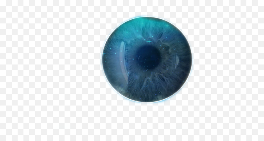 Blue Eyes Lens Lens Eye - Sticker By Lens Art Circle Emoji,Blue Eye Emoji