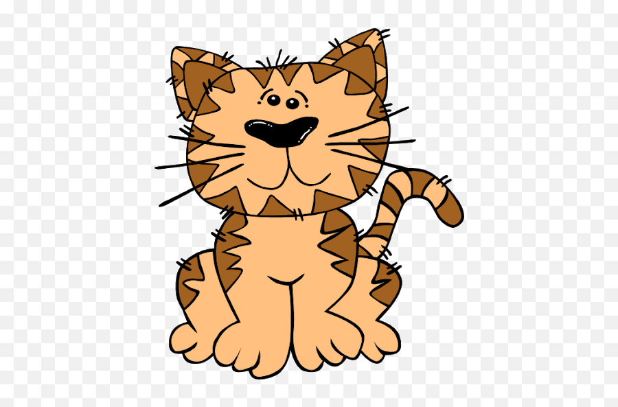 Cartoon Pictures Of Cats Nice Pics - Cartoon Cat No Background Emoji,Rosy Cheeks Emoji