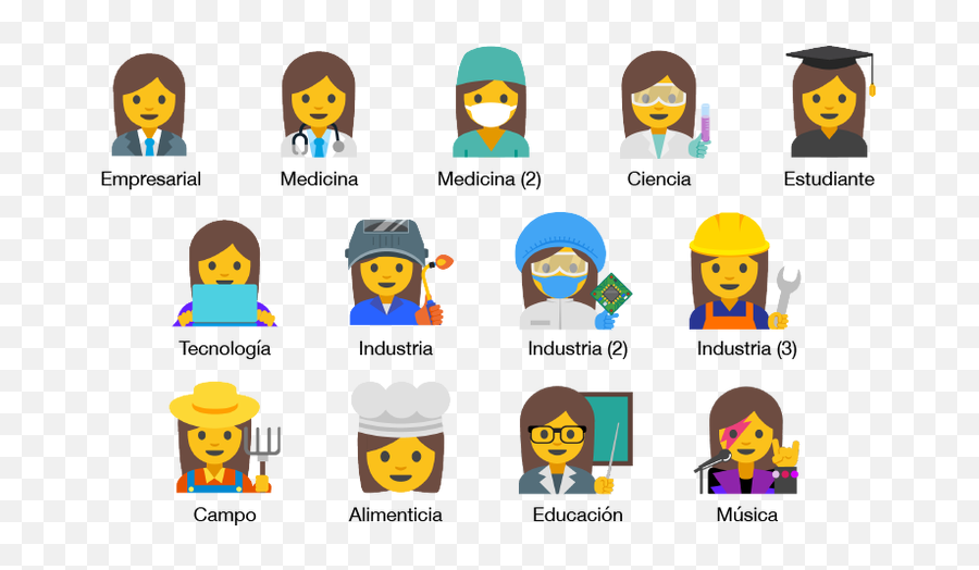 Emojis - Googlemoi Moi Career Women Emoji,Nuevos Emojis