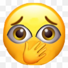 Scared Emoji Paranoia Scarey Sticker - Happy