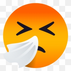 Emoji Sneezing Face Sick To Copy - Cara Confusa