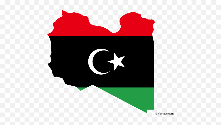 Flag Map Of Libya - Libya Flag Map Png Emoji,Norway Flag Emoji