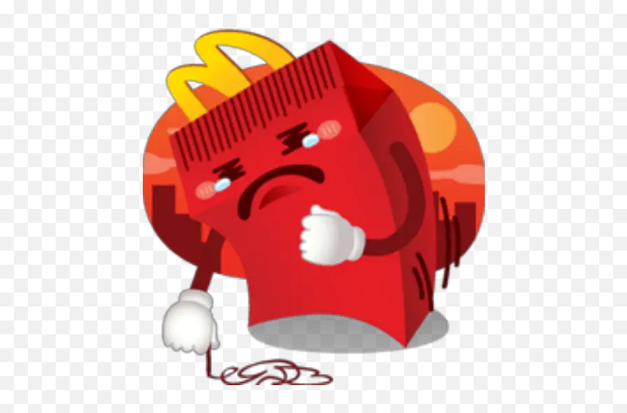 Mcdonalds Stickers For Whatsapp - Fictional Character Emoji,Mcdonalds Emoji