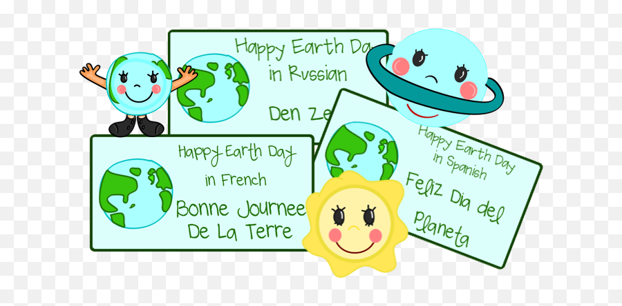 The Teacheru0027s Chatterbox Earth Day Freebie - Happy Emoji,Earth Emoticon