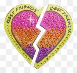 Bff Split Heart - Heart Emoji,Bff Emoji