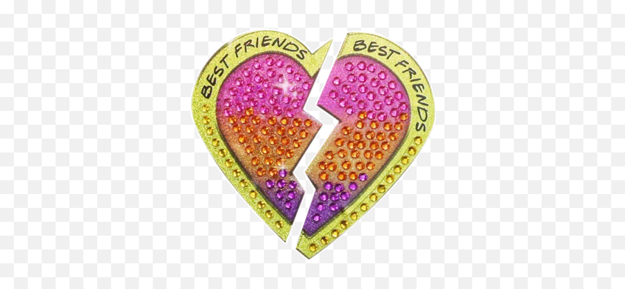 Bff Split Heart - Heart Emoji,Bff Emoji
