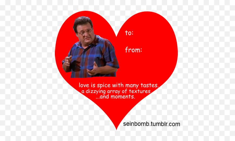 Seinfeld Valentines Day Cards - Heart Emoji,Seinfeld Emoji