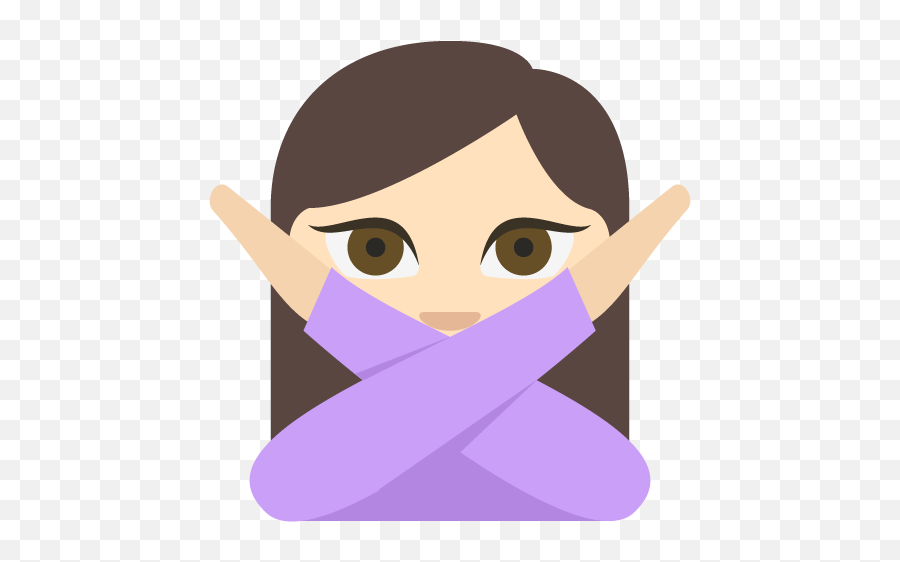 Light Skin Tone Emoji - Emoji Mujer Png,No Good Emoji