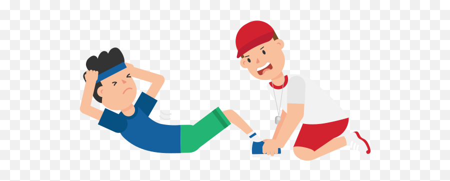 Man Doing Sit Ups Cartoon - Sit Up Exercise Cartoon Emoji,Sweat Emoji Text