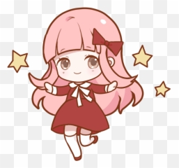 Anime Cute Japan Kawaii Girl Happy New - Png Emoji