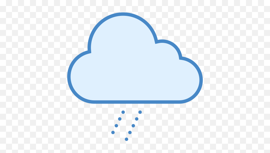 Rain Cloud Icon - Light Rain Icon Emoji,Ice Cream Cloud Emoji