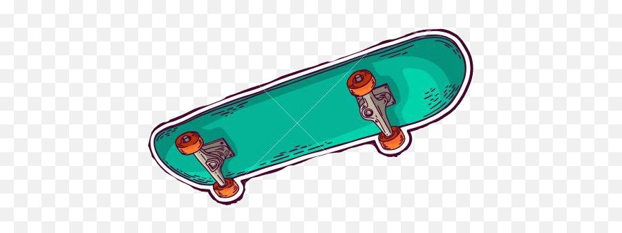 Skateboarding Skate Skater Skateboard Freetoedit - Vsco Skater Girl Stickers Emoji,Skateboard Emoji