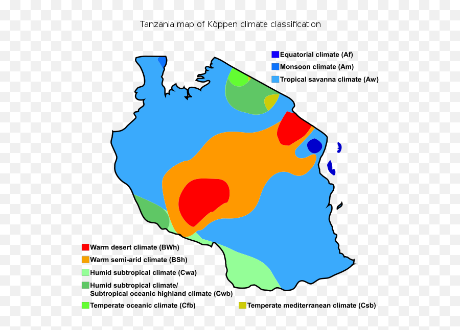 Climate Classification - Tanzania Koppen Climate Emoji,Emoji Conversion Chart