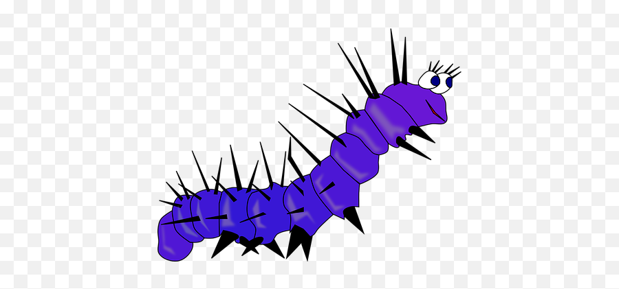 Free Caterpillar Worm Vectors - Gusanos Clipart Emoji,Caterpillar Emoji
