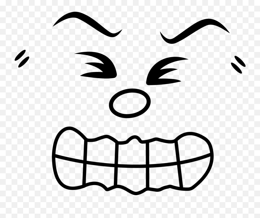 Anger Comic Angry Emoji Emoticon - Pain Clipart,Angry Emoji