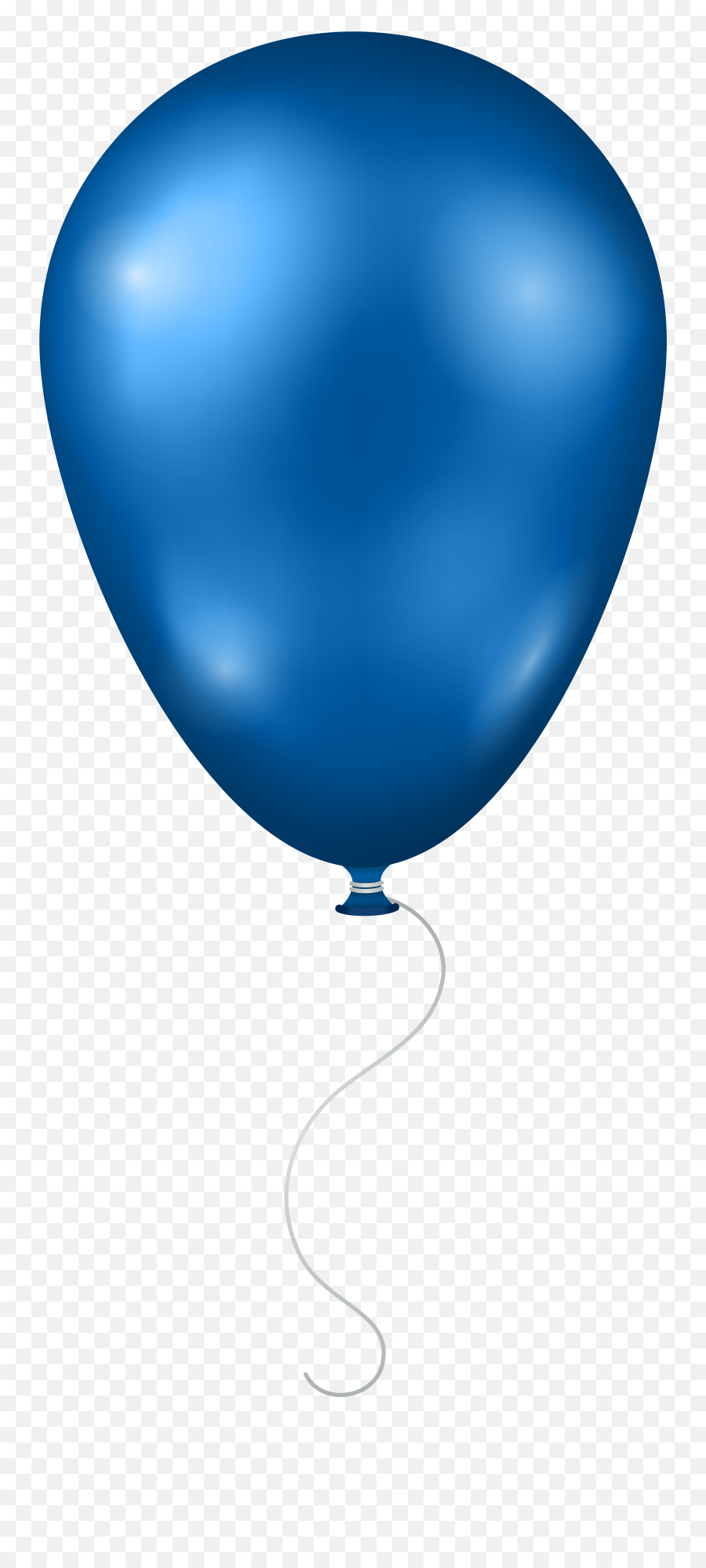 Blue Balloon Clipart Transparent - Blue Balloon With Transparent Background Emoji,Baloon Emoji