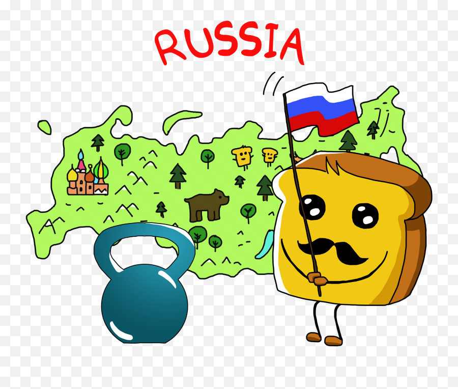 Kettlebell Le Sport Made In Russia Clipart - Full Size Clip Art Emoji,Track And Field Emoji