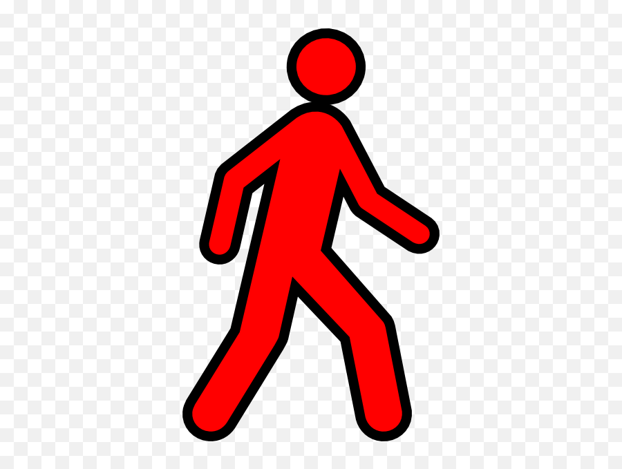 Man Walking Clipart Png - Outline Person Person Walking Clipart Emoji,Walking Guy Emoji