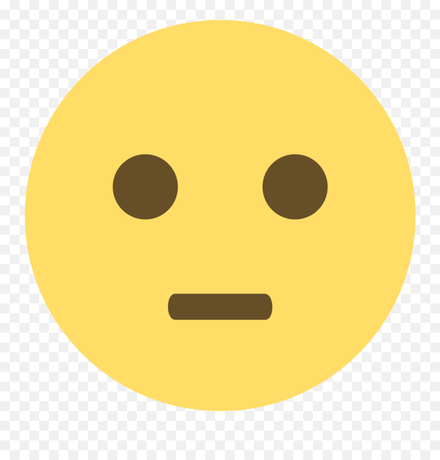 Emojione 1f610 - Emoji Logo,Cringe Emoji