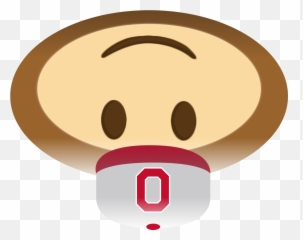 Brutus Emoji - Ohio State Brutus Buckeye Transparent,Oh Emoji