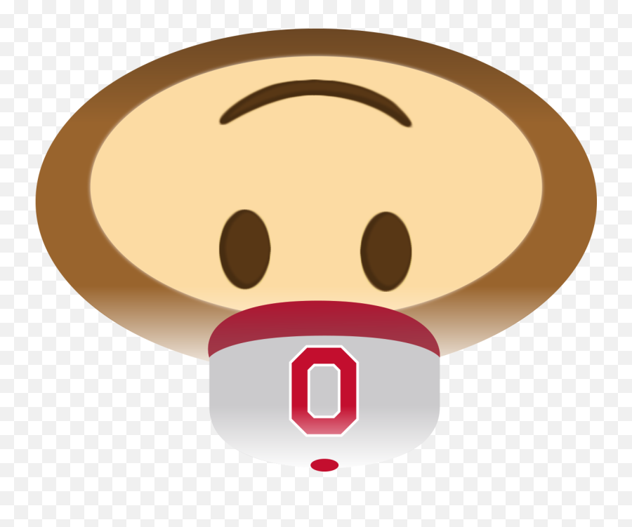 Brutus Emoji - Ohio State Brutus Buckeye Transparent,Oh Emoji