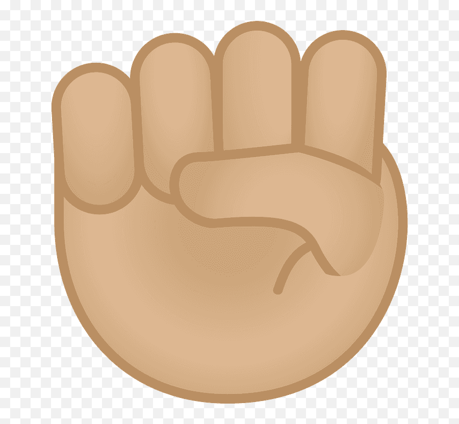 Raised Fist Emoji Clipart - Fist,Raised Fist Emoji