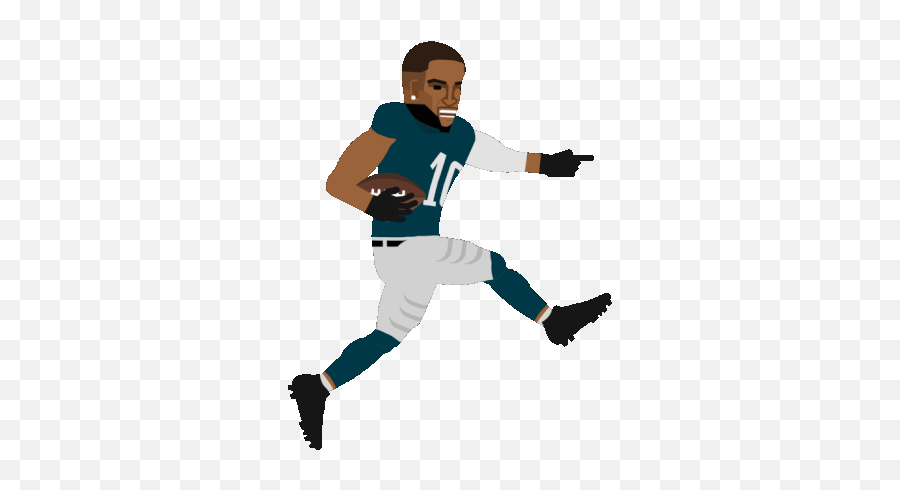 Sports Football Gif - Football Player Cartoon Gif Emoji,Emoji Football