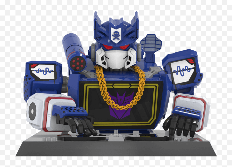 The Toy Chronicle Transformers X Quiccs Soundwave Bust - Mighty Jaxx Soundwave Emoji,Transformer Emoji