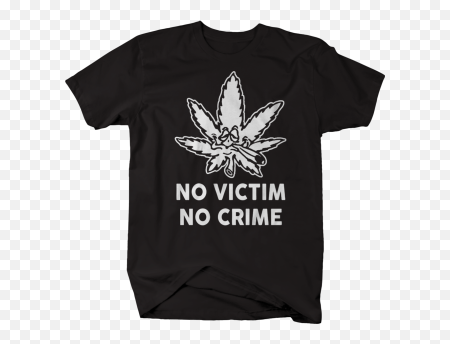 No Victim No Crime Legalize Marijuana Tshirt Ebay - Unisex Emoji,Emoji Smoking Weed
