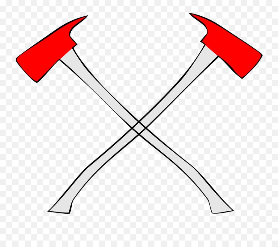 Axes Crossed Symbol - Firefighter Axe Drawing Emoji,Anime Emotion Symbols