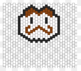 Pringles Bead Pattern Peyote Patterns Food - Perler Beads Of Harry Styles Emoji