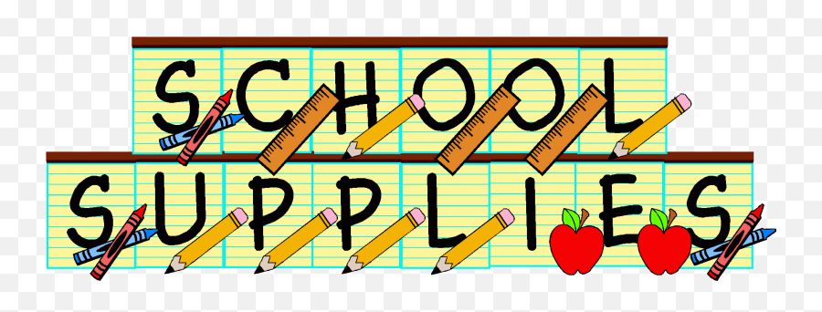 School Supplies Png Files - School Supply List Clipart Emoji,Emoji School  Supplies - free transparent emoji - emojipng.com