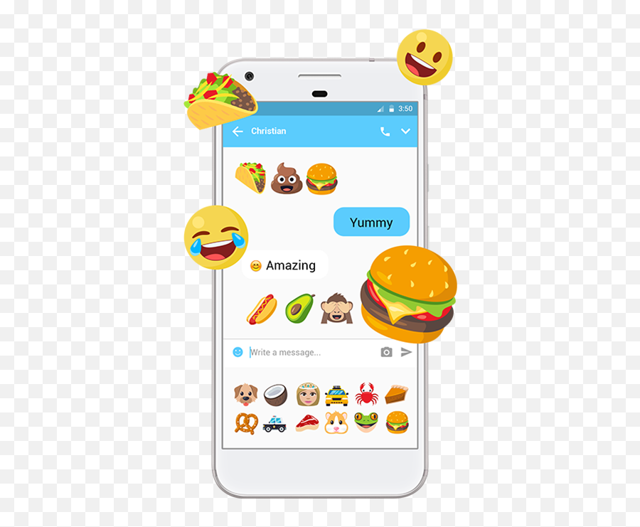 Messenger Messenger - Fast Food Emoji,Emoji Messenger