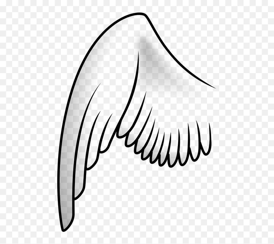 Free Angel Wings Angel Vectors - Cartoon Angel Wings Png Emoji,Wing Emoji