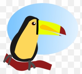 Vector Toucan Bird Cartoon Colour - 2 Cartoon Toucan Emoji,Toucan Emoji