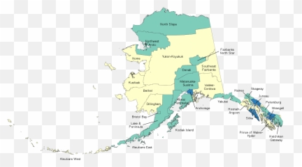 Alaska Boroughs And Census Areas - Emoji