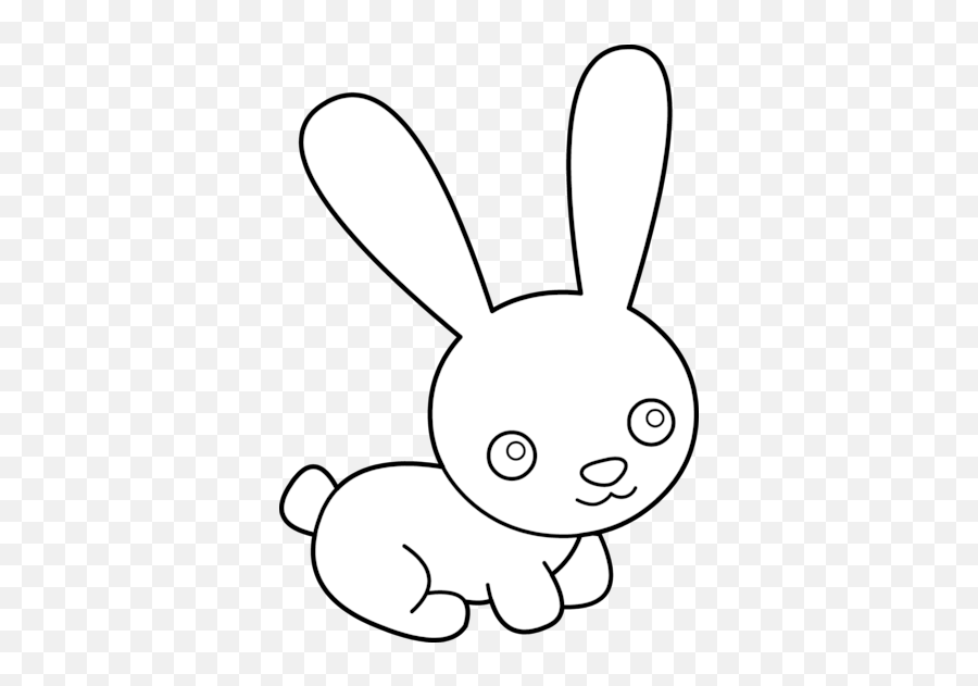 Easter Bunny Clipart Free Easter Bunny - Bunny Clip Art Black And White Emoji,Guess The Emoji Rabbit Egg