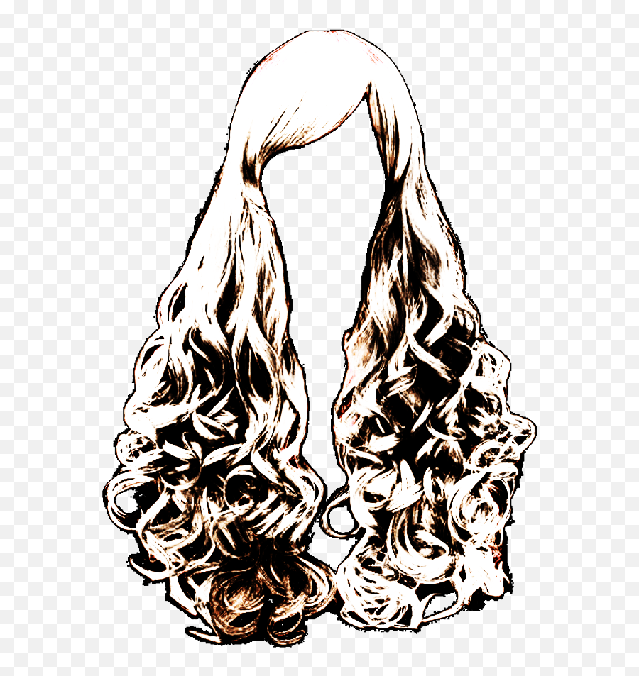 Wig Blonde Hair Freetoedit - Chain Emoji,Black Emoji With Blonde Hair