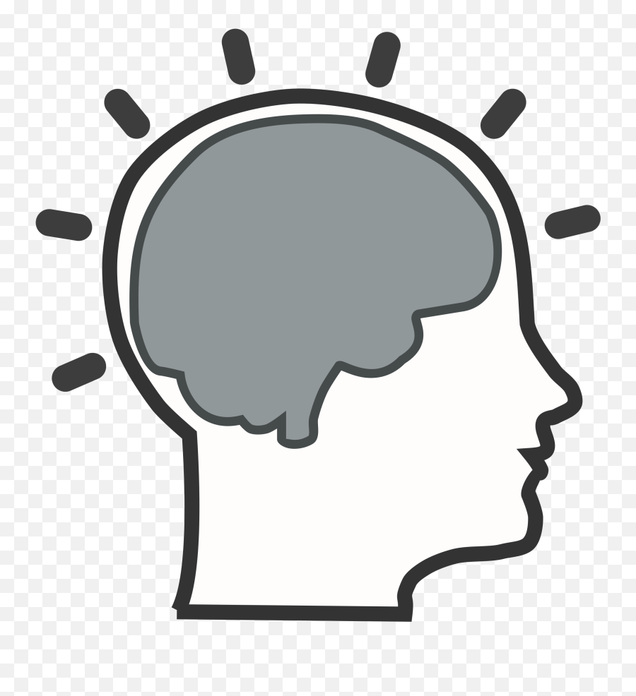 Brain Clipart Outline - Mind Clipart Emoji,Afro Emoji Copy And Paste