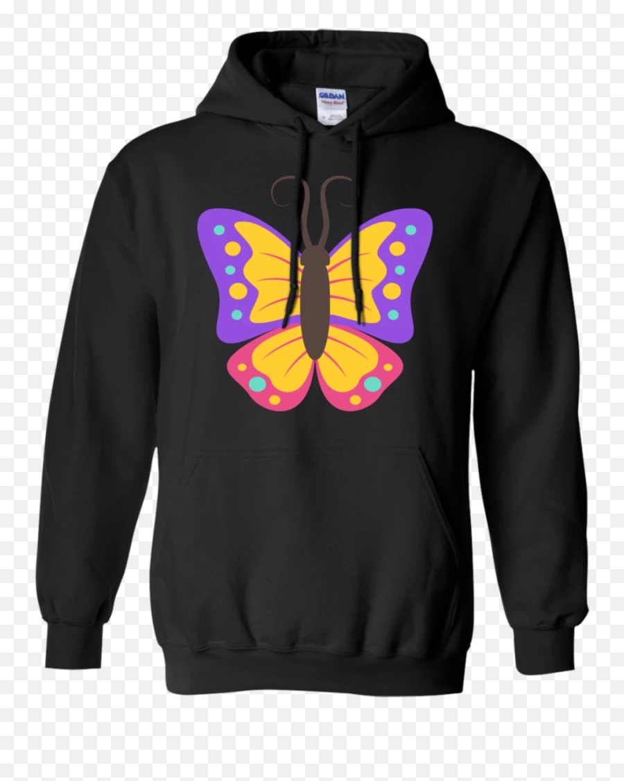 Beautiful Butterfly Emoji Hoodie - Stranger Things Sweatshirt Friends Don T Lie,Butterfly Emoji