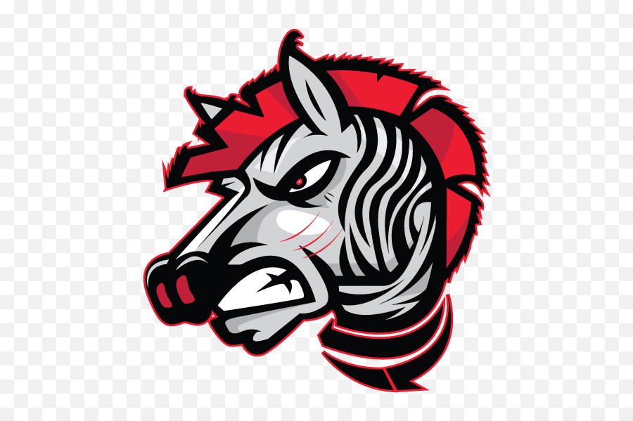 Angry Zebra Logo Transparent Png Image - Zebra Angry Emoji,Zebra Emoji
