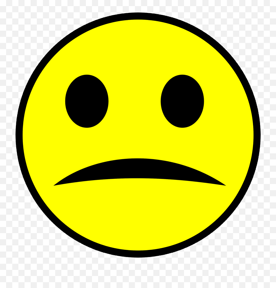 Dont Be A Butt - Sad Face Clipart Emoji,Butt Emoticon