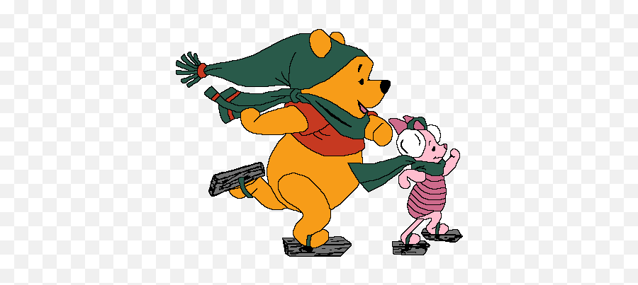 Christmas Disney Animated Images Gifs Pictures - Winnie The Pooh Schaatsen Emoji,Animated Christmas Emojis