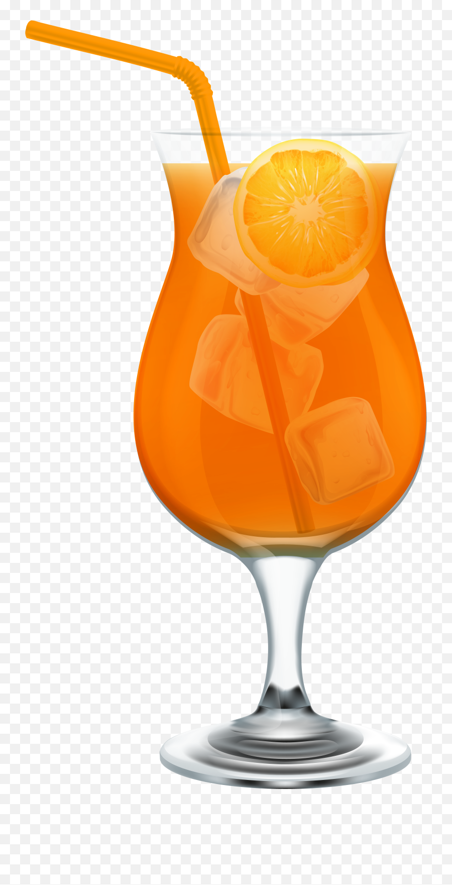Cocktail Juice Clipart - Orange Cocktail Png Emoji,Orange Juice Emoji